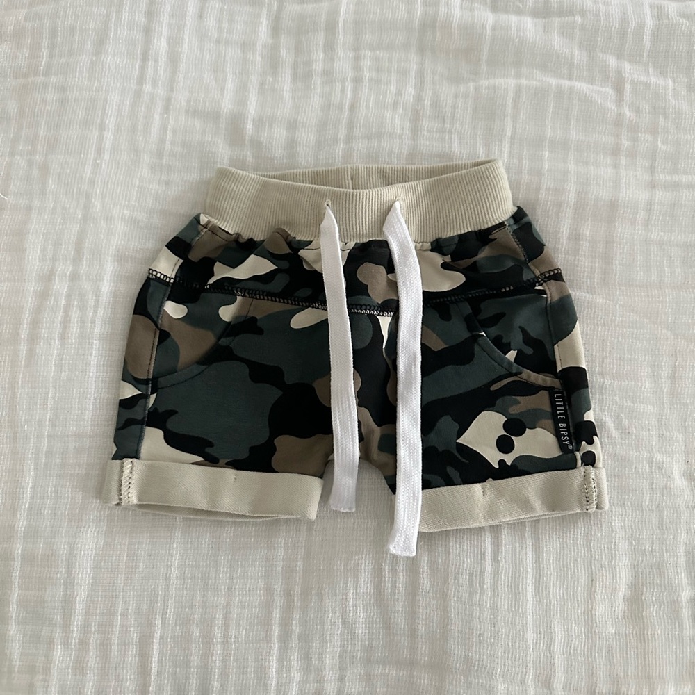 NWOT Little Bipsy Camo Shorts - Baby